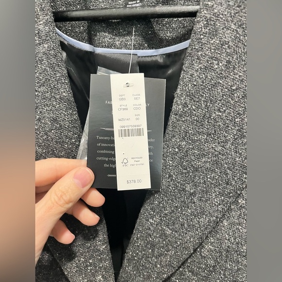 NWT J.Crew Vivienne Blazer in Italian Donegal Wool Blend size 00 $378 Charcoal - Picture 11 of 15